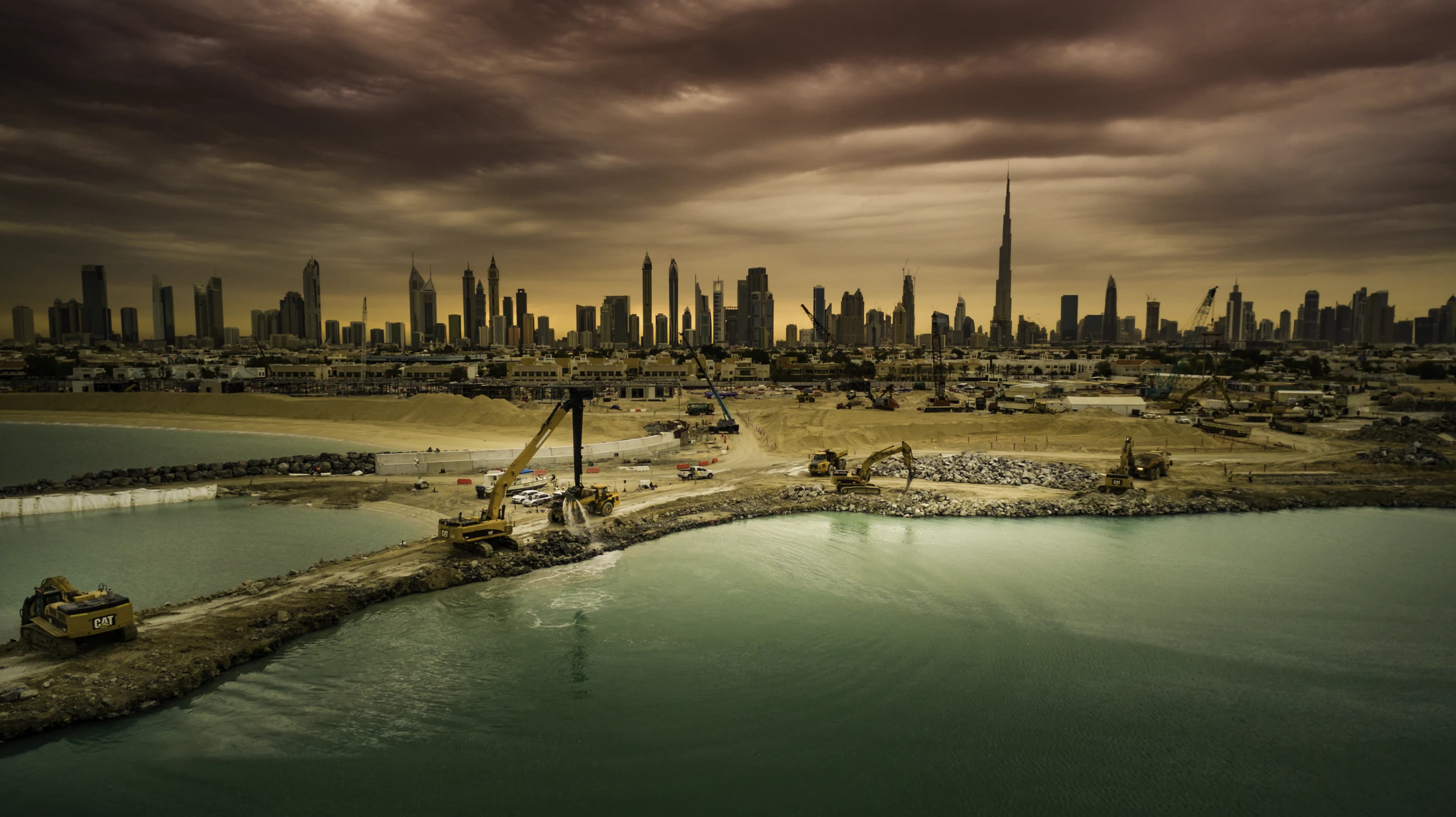 Marine lagoon infrastructure and shoreline construction