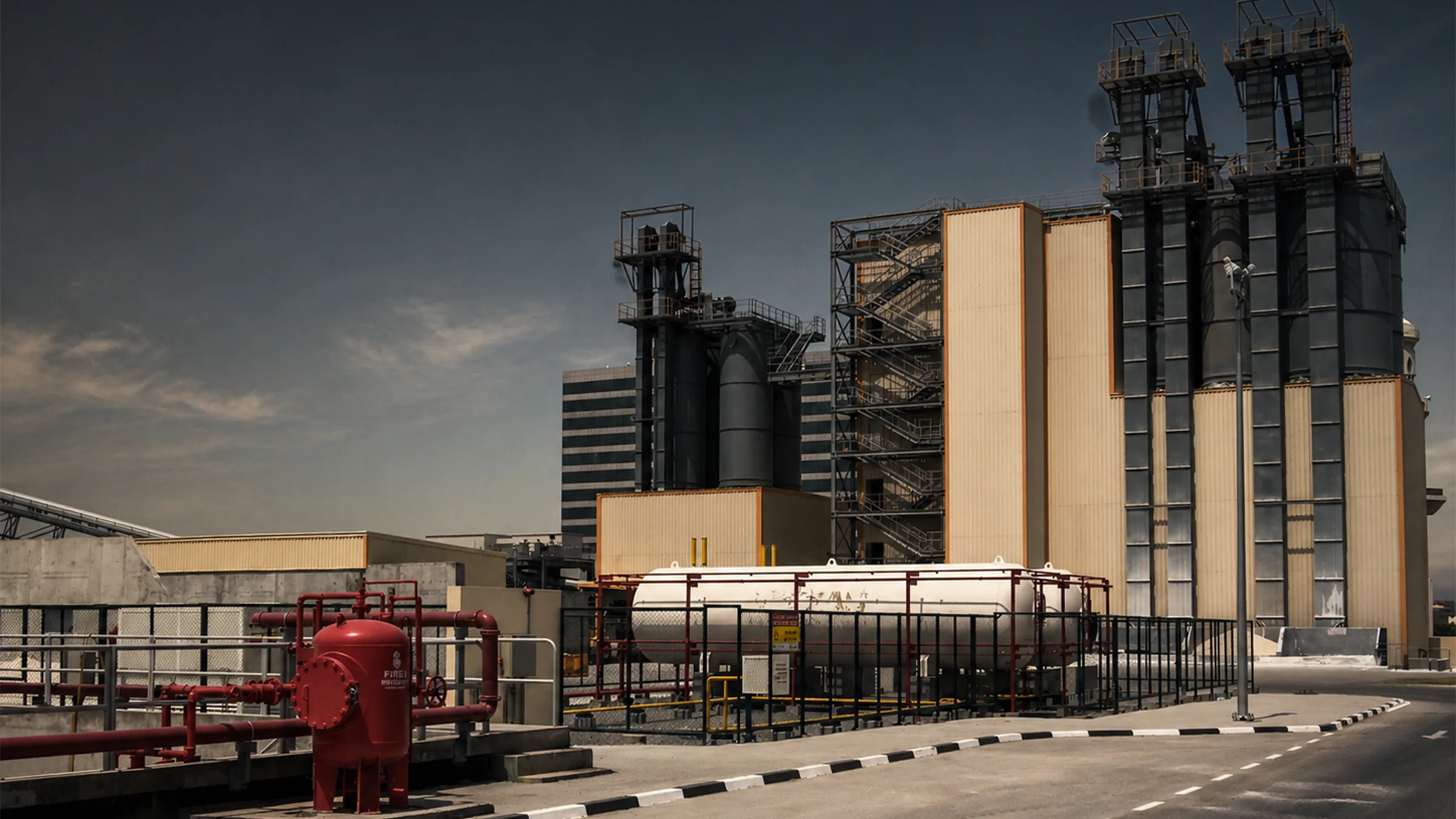 Saverglass Factory industrial construction project in Ras Al Khaimah